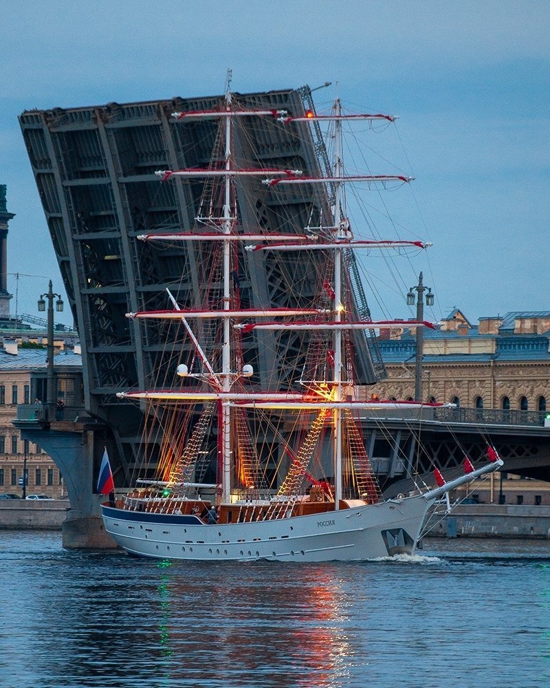 Бриг Россия Алые паруса