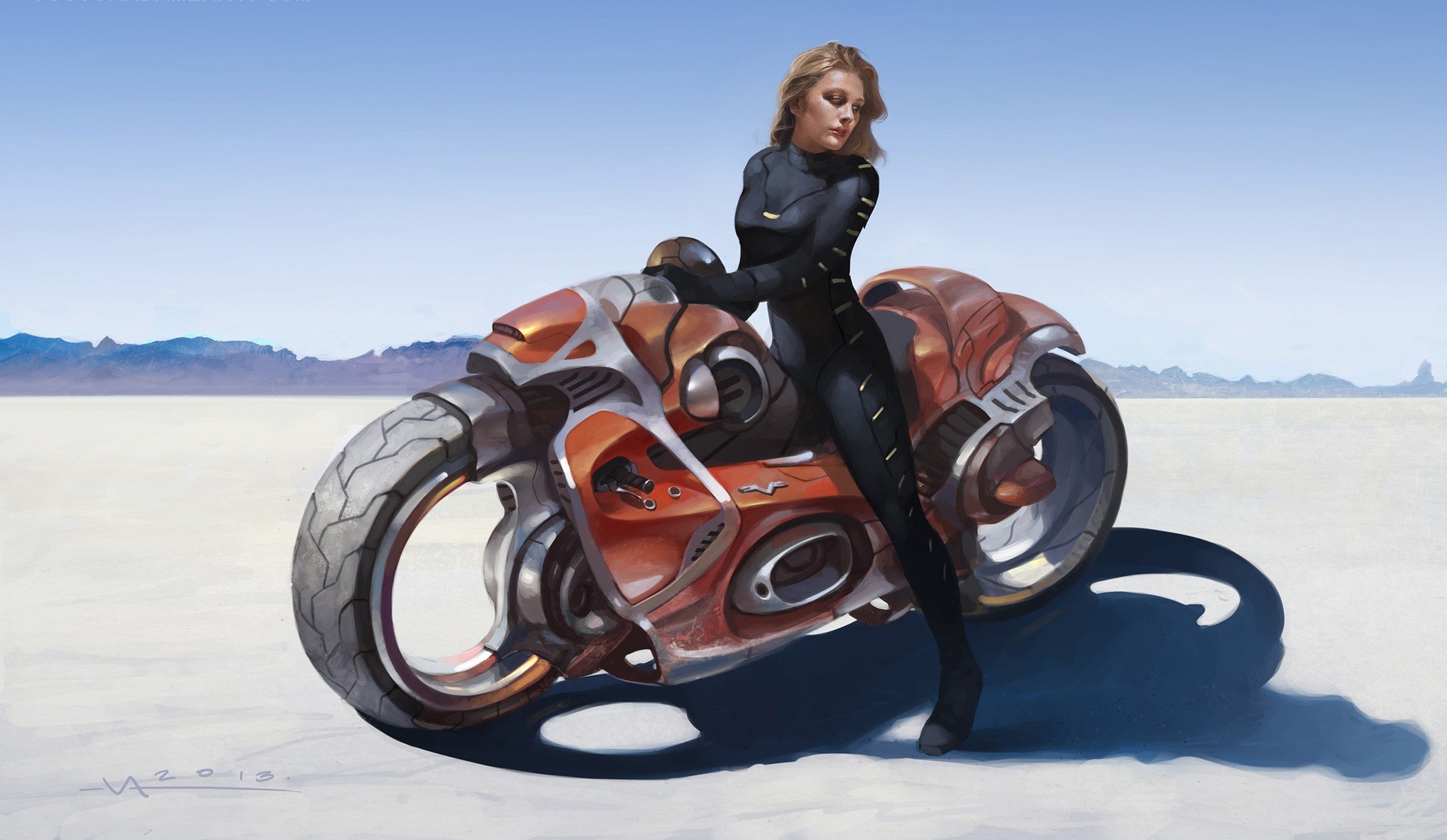 Cyberpunk motorcycle art фото 88