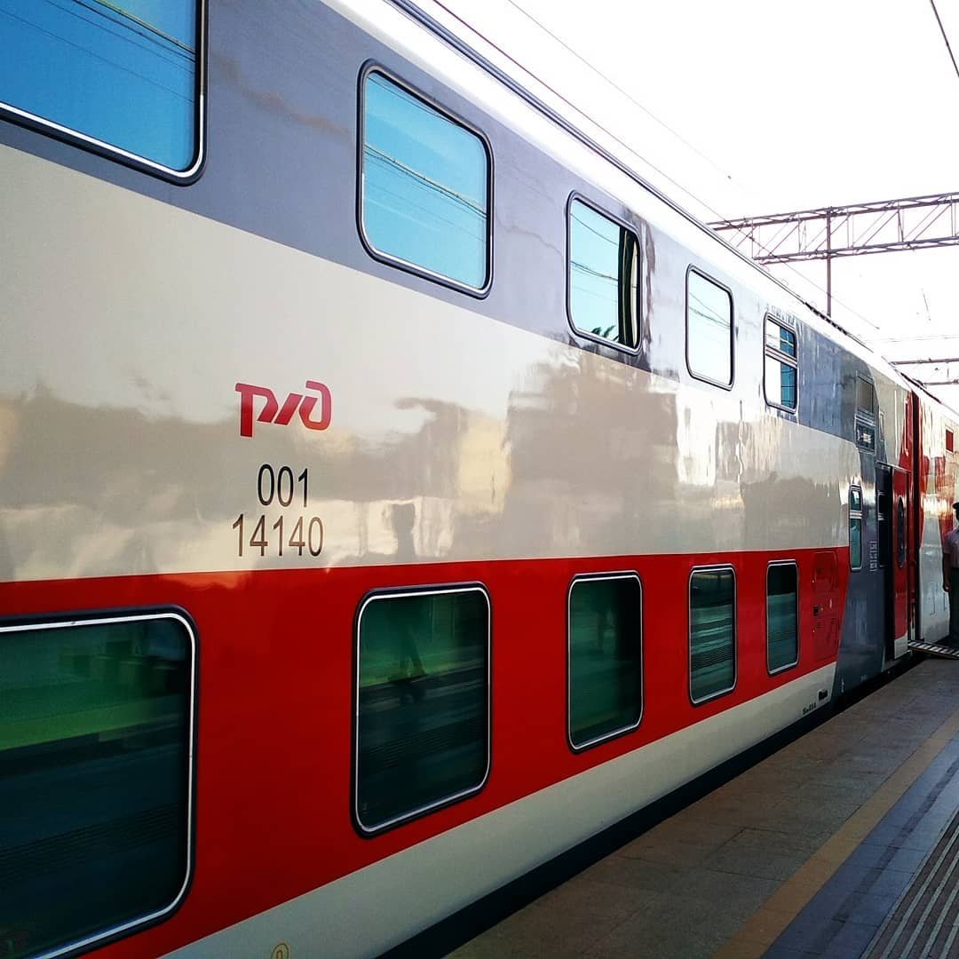 Фото двухэтажного поезда санкт петербург москва внутри