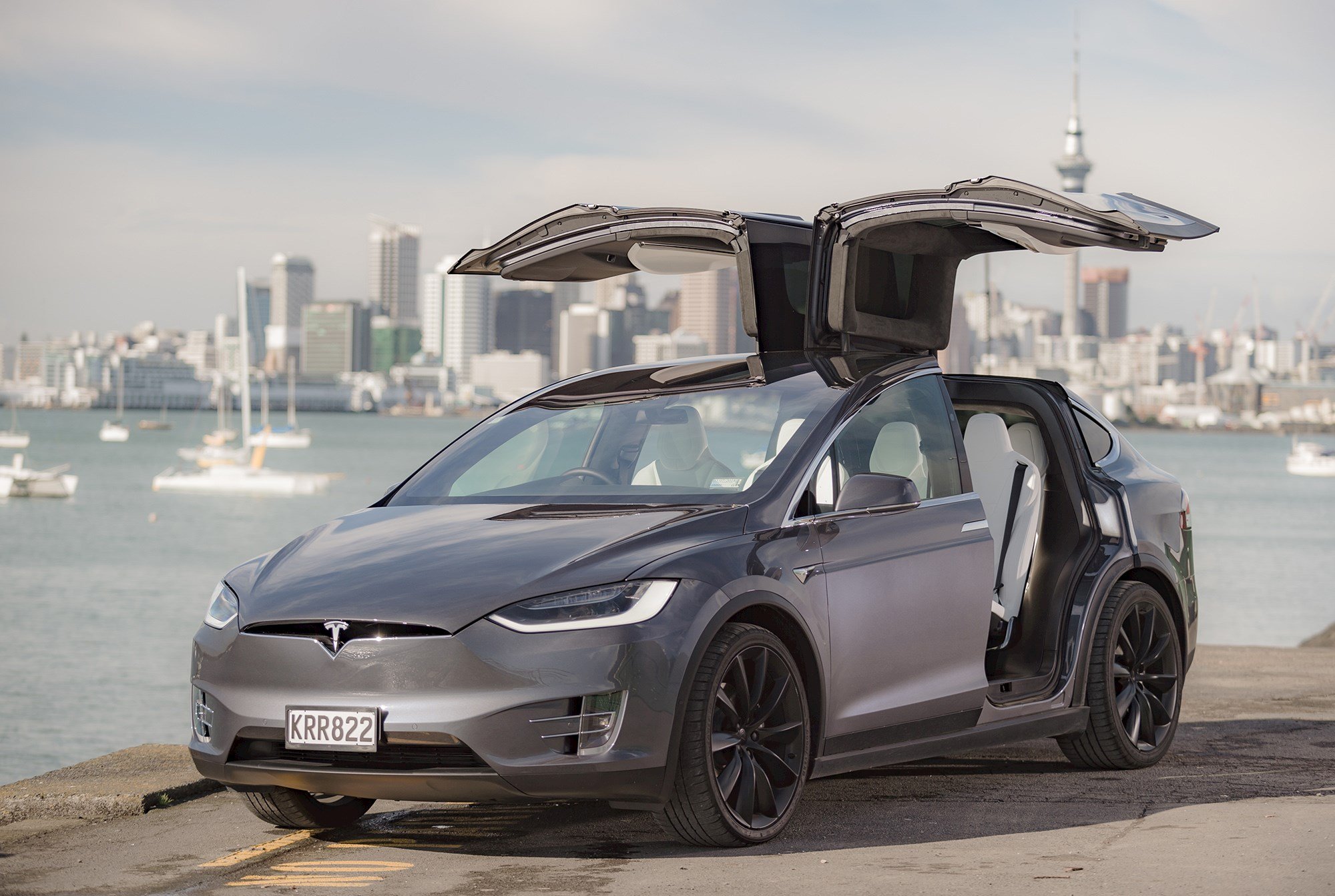 Tesla model x двери