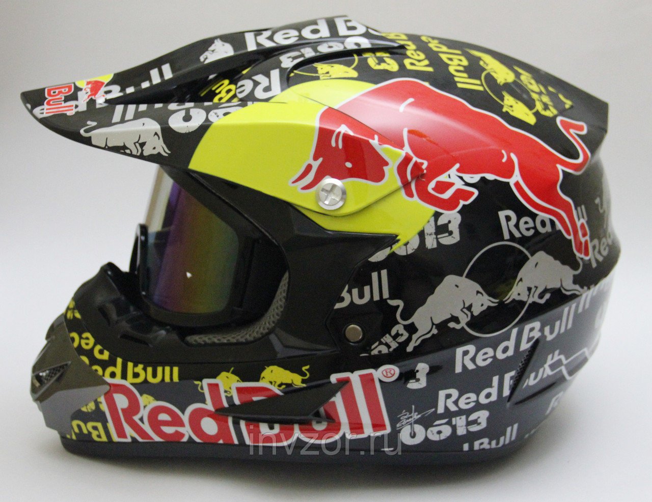 Кроссовый шлем Red bull