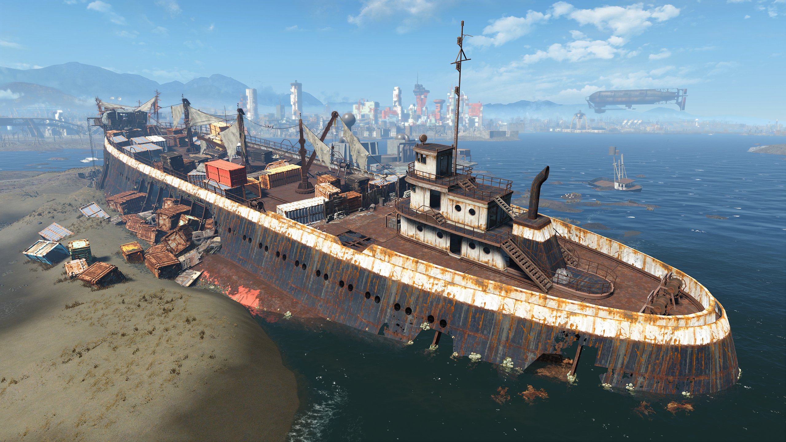 Fallout 4 airship settlement фото 60