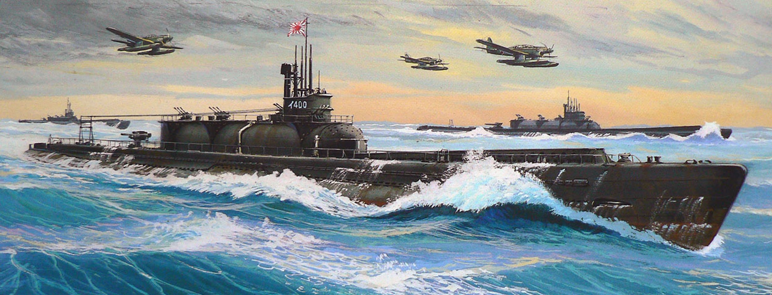 Мировой подводный флот. Подводная лодка i-400 Тип «Сентоку». Японская подлодка i-400. Японские подлодки 2 мировой войны. I-400 подводный авианосец.
