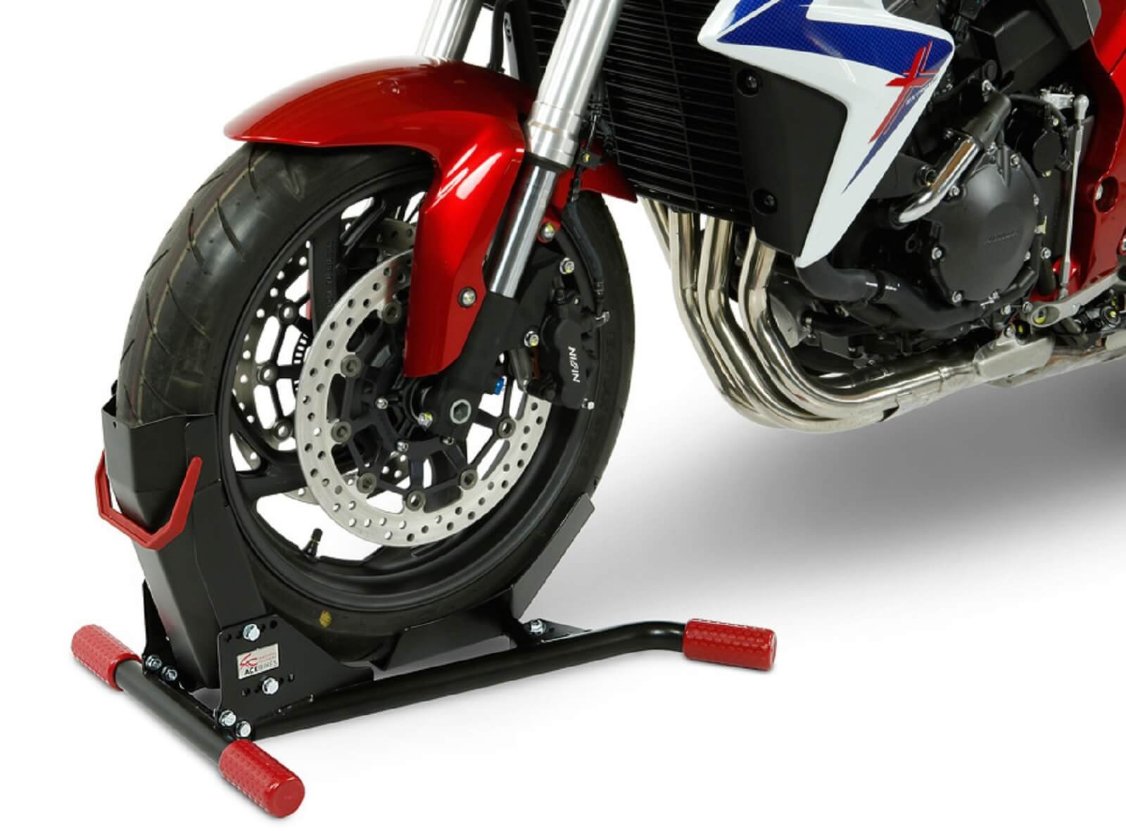 Ловушка для колеса мотоцикла