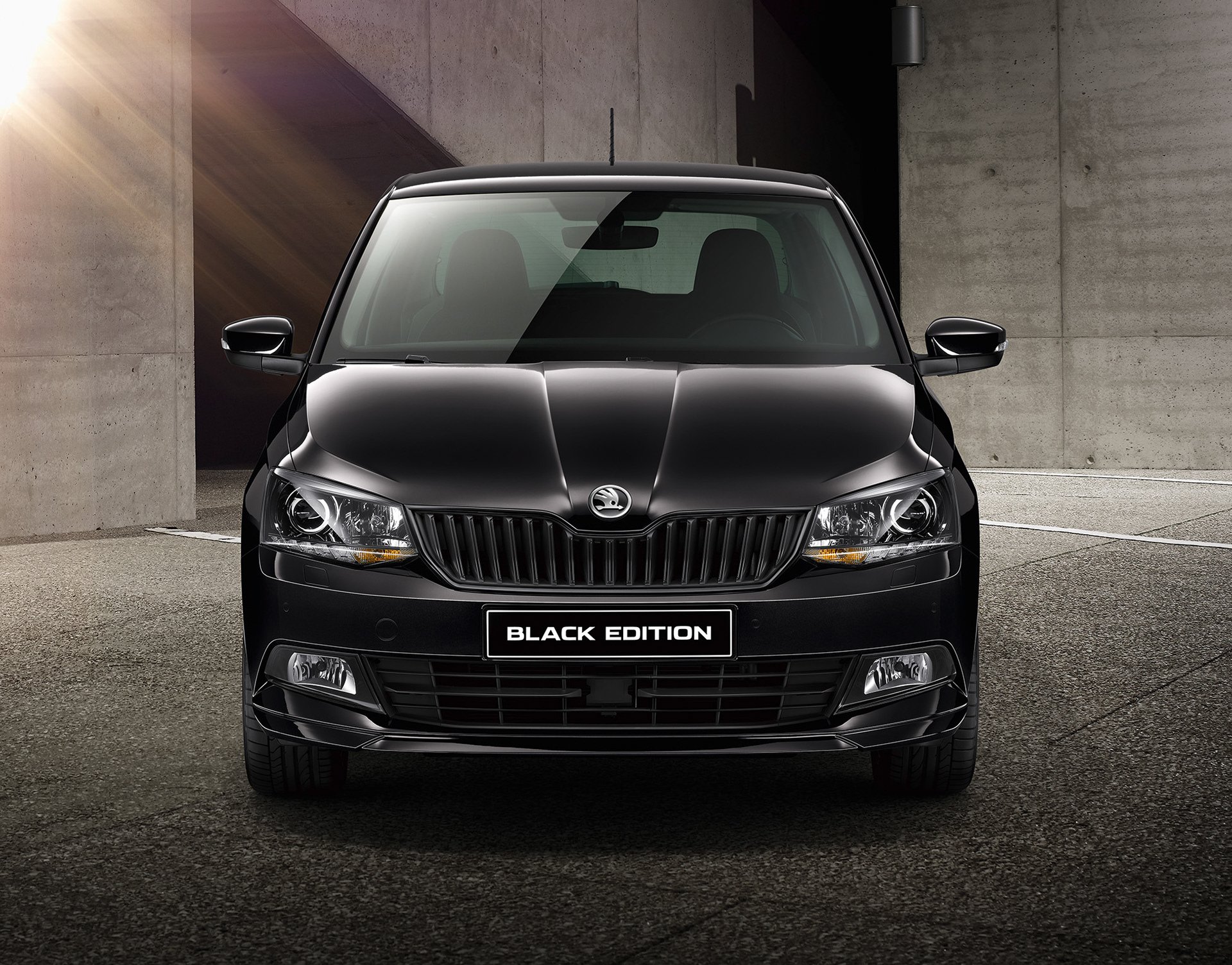 Шкода черного цвета. Шкода Блэк эдишн. Skoda Fabia Black Edition.