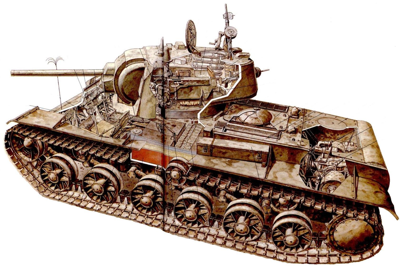 Тяжелый танк кв-1с