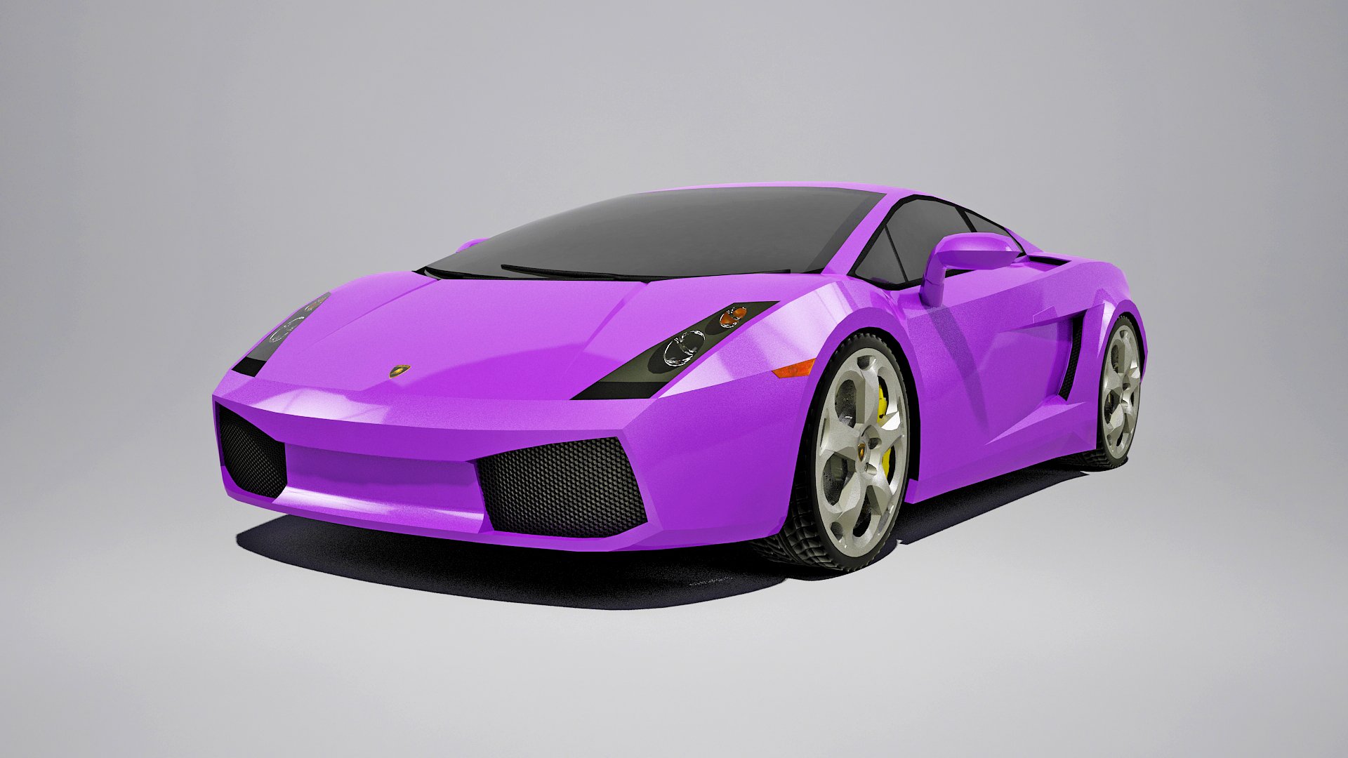 Lamborghini Gallardo фиолетовая