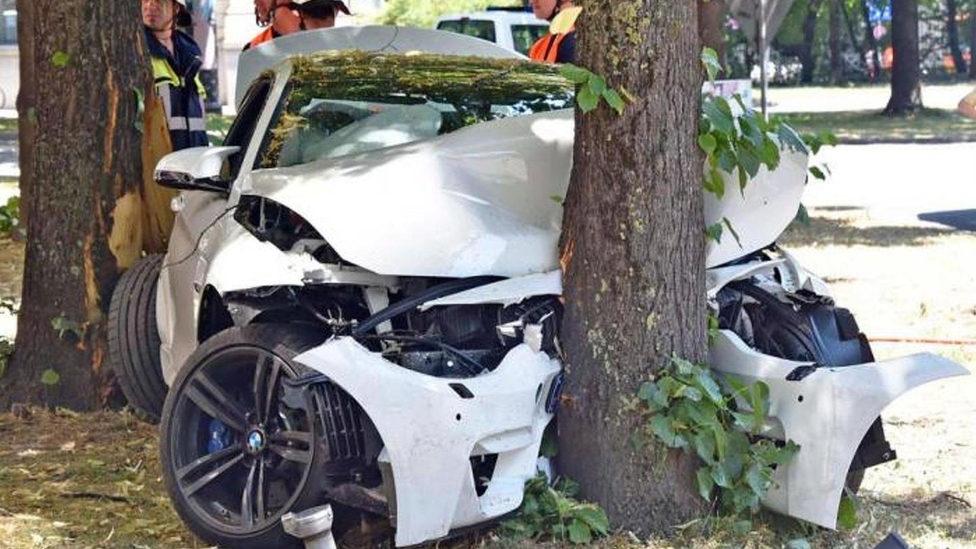 BMW m4 crash