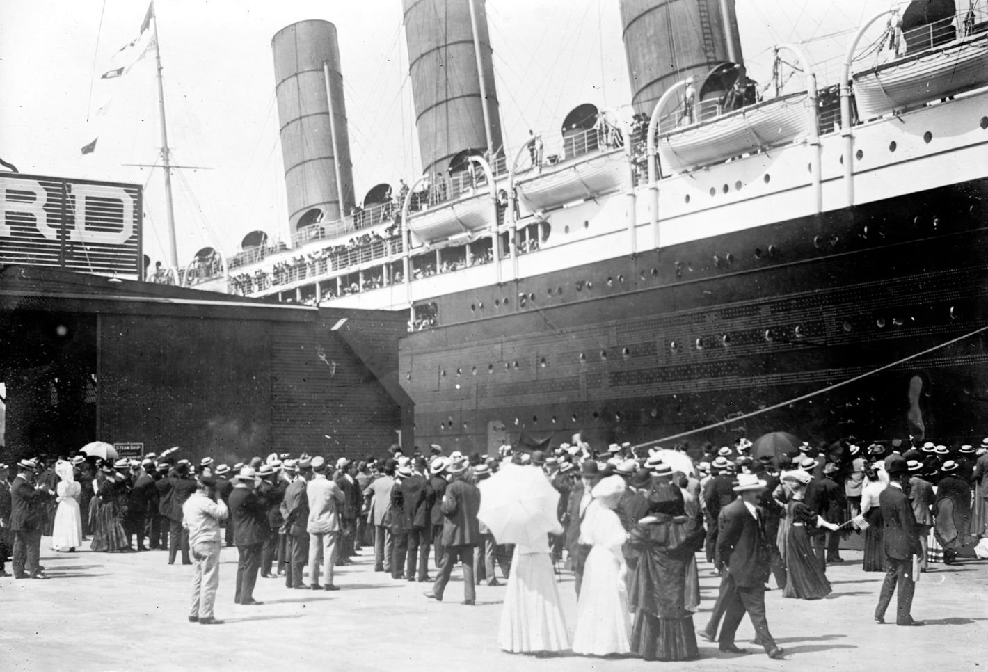 Титаник затонул в 1912