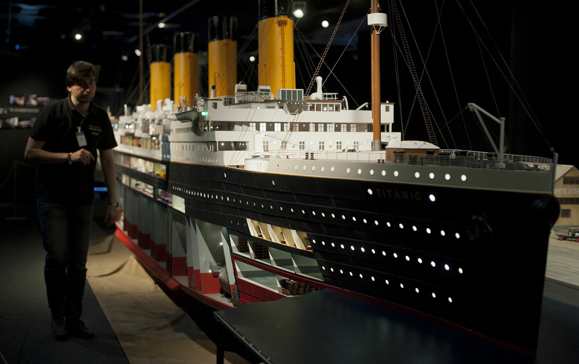 Титаник модель затонувшего корабля