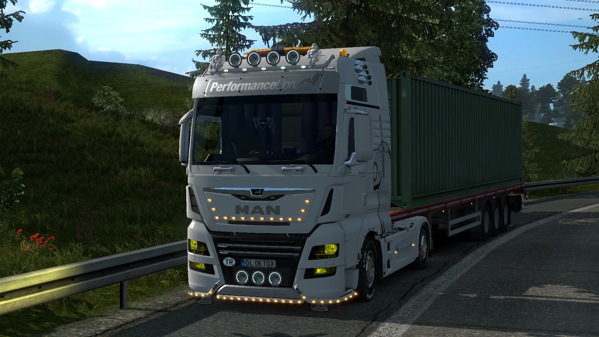 Euro Truck Simulator 2 man TGX