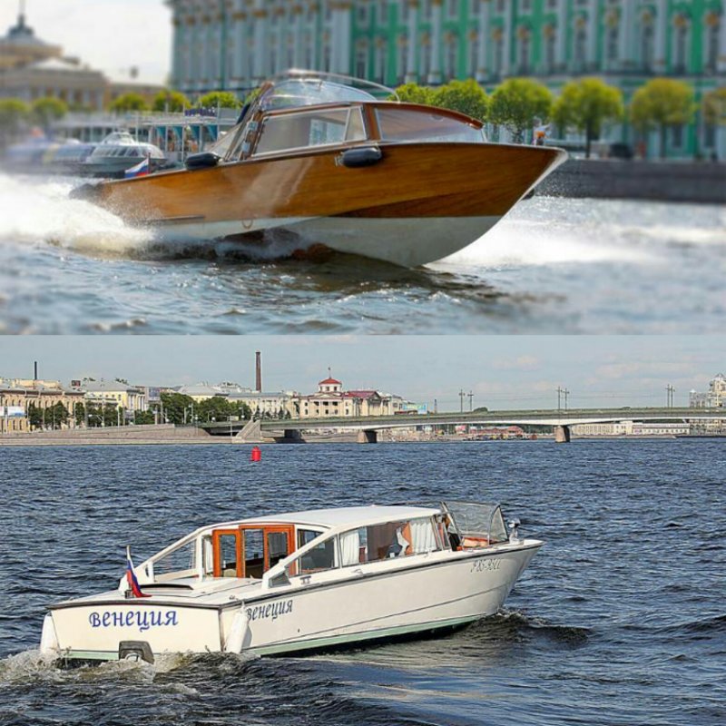 Катер в венецианском стиле