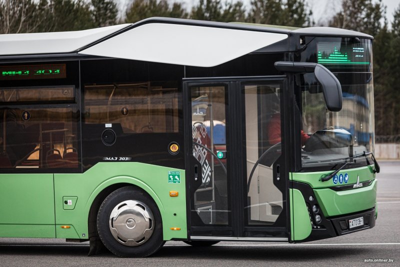 Новые автобусы МАЗ 303