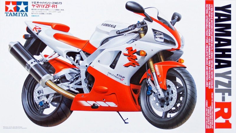 Yamaha YZF-r1 Tamiya, 1/12