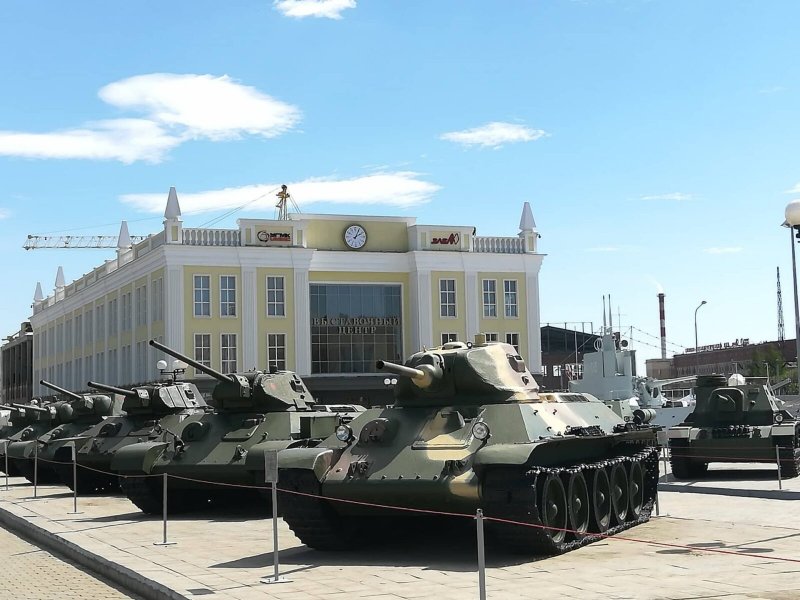 Музей военной техники «Боевая Слава Урала» в г. верхняя Пышма