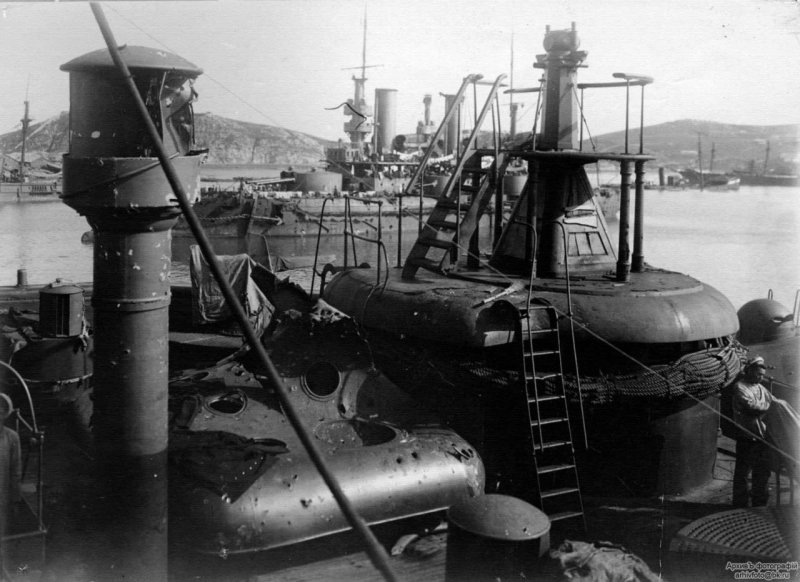 Броненосец Севастополь порт Артур 1904