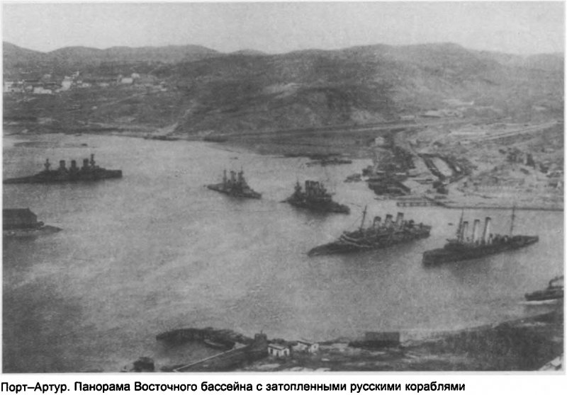 Броненосец Севастополь порт Артур 1904