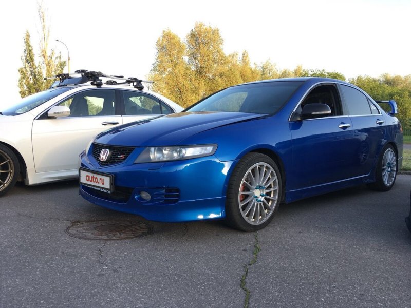 Honda Accord 7 голубая