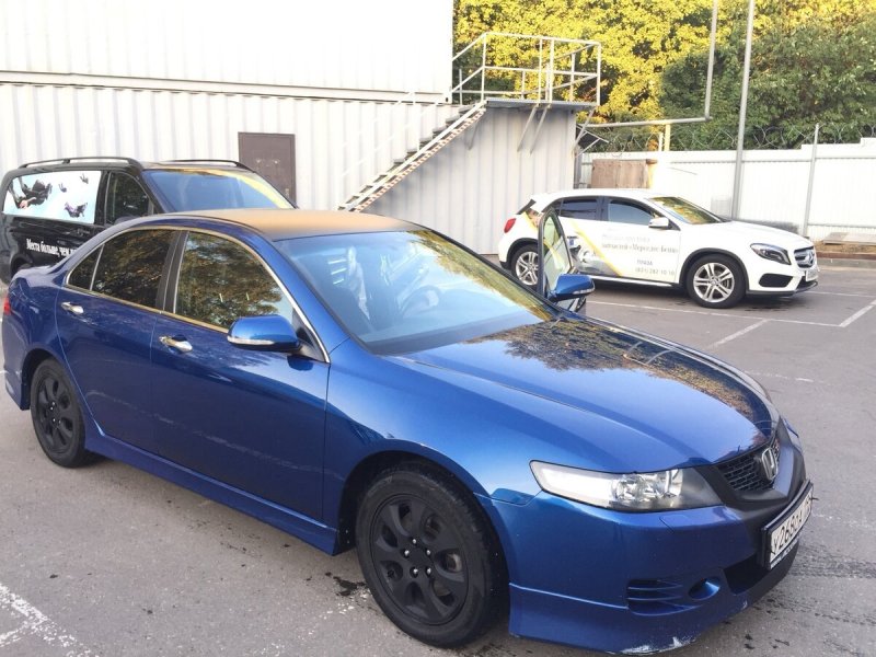 Honda Accord 7 голубая
