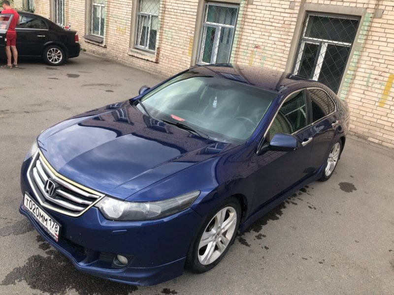 Honda Accord 2008 Type s синяя
