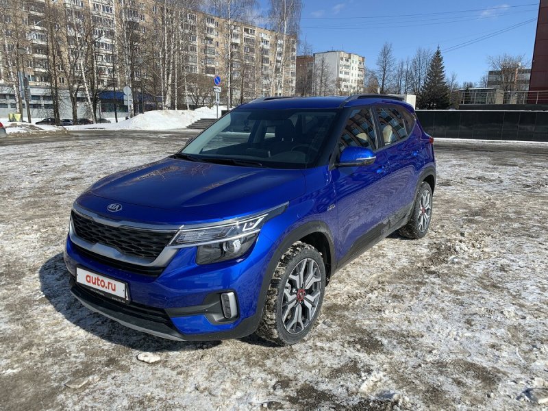 Киа Селтос 2021 цвет Нептун Блю