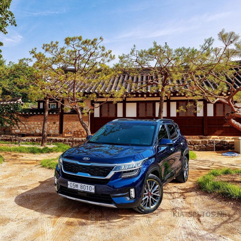 Kia Seltos 2020 синий