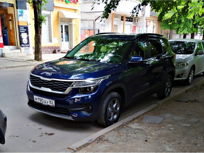 Киа Селтос 2021 синий