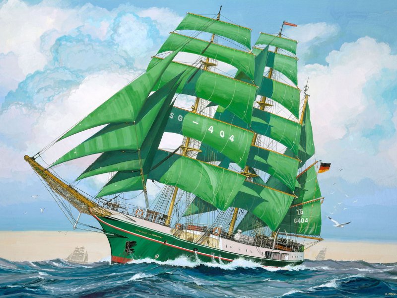 05400 Revell 1/150 парусник Sailing barque Alexander von Humboldt