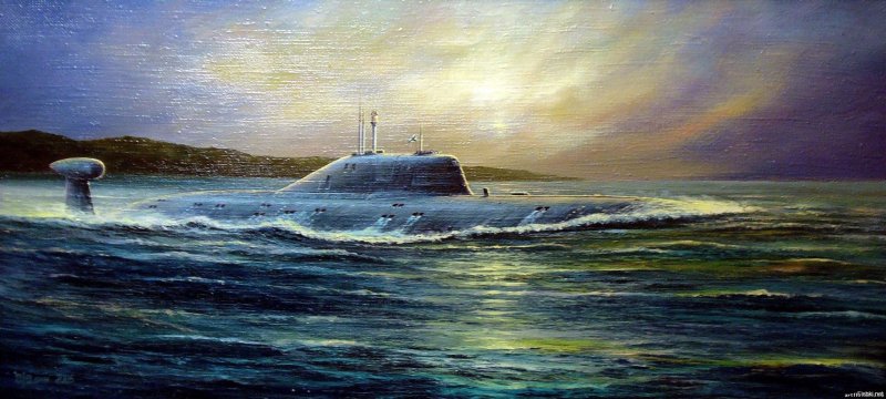 Олег Юдин маринист картины