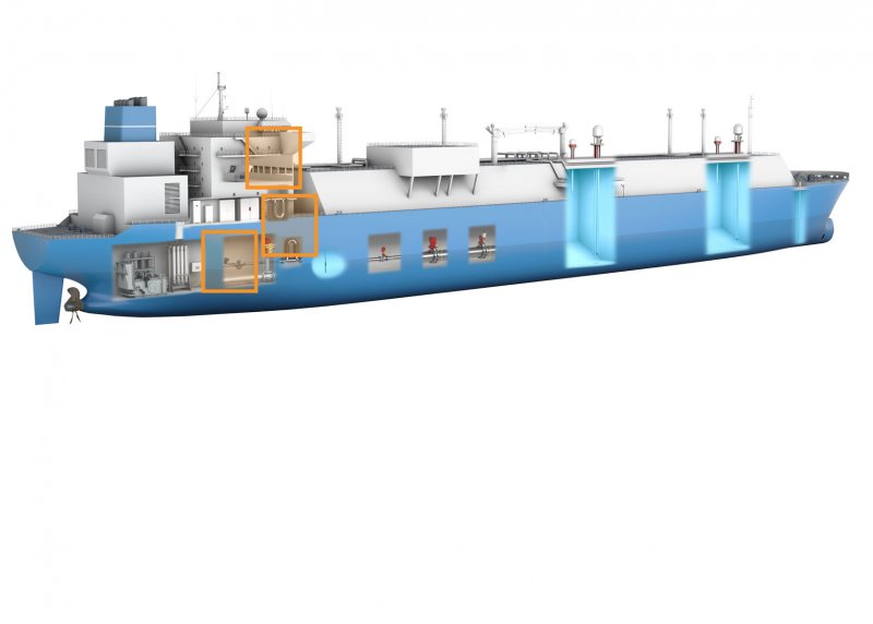 Конструкция танкера газовоза