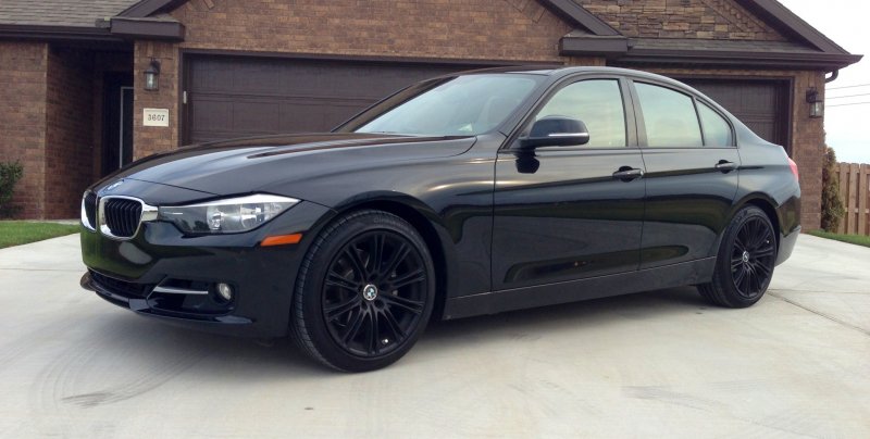 BMW f30 черные диски