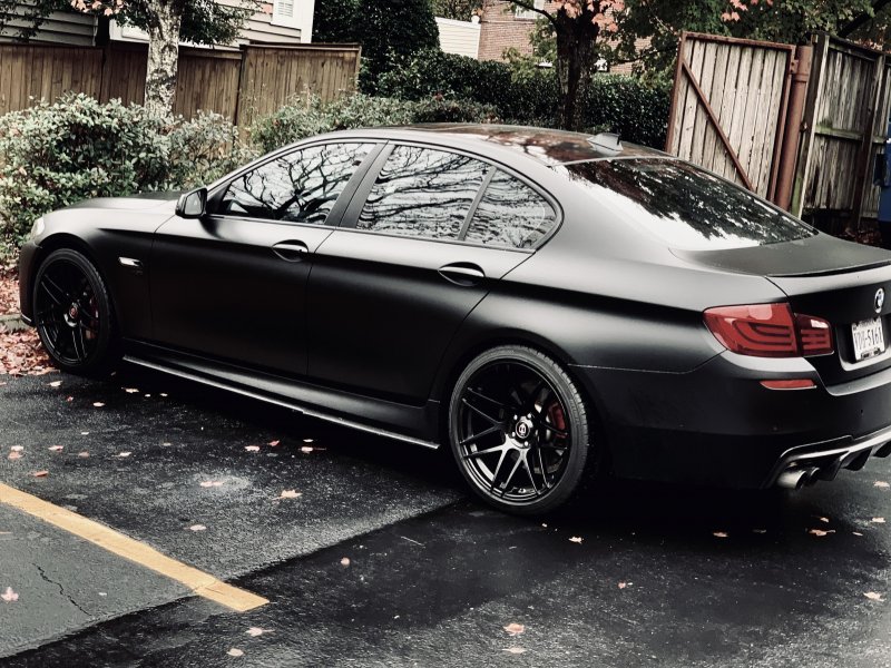 Satin Black BMW f10