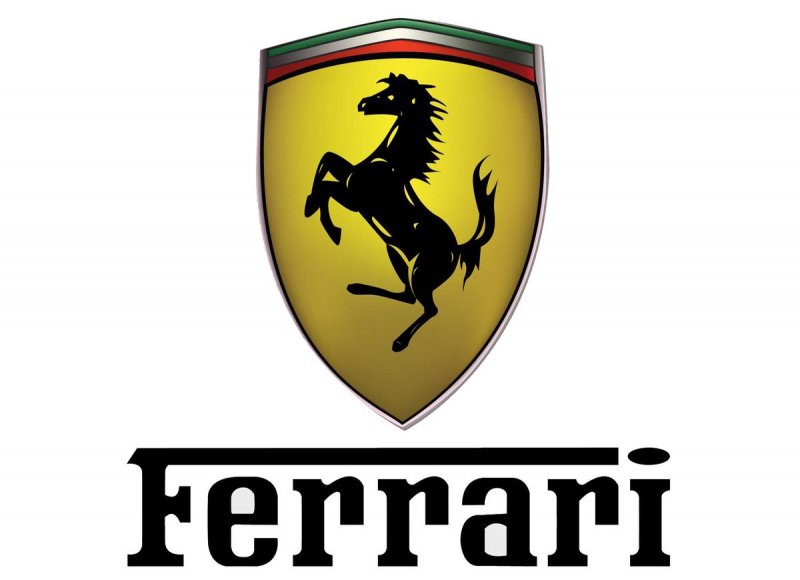 Ferrari надпись