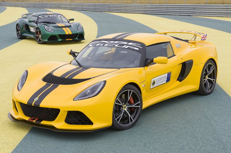 Lotus exige желтый