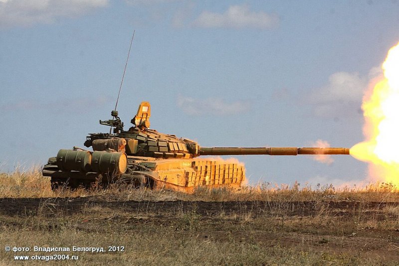 Т-72 В бою