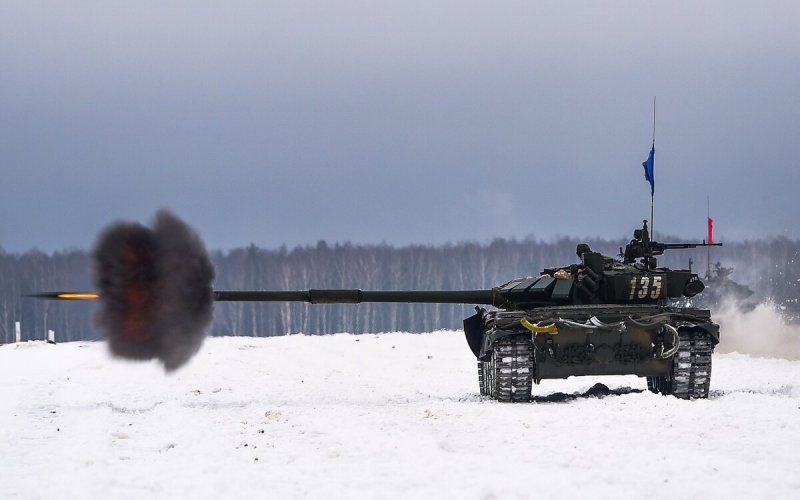 Танк т 72 стреляет