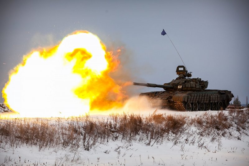 Т 72 стрельба