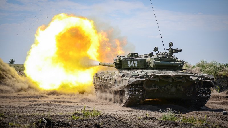 Выстрел танка т72