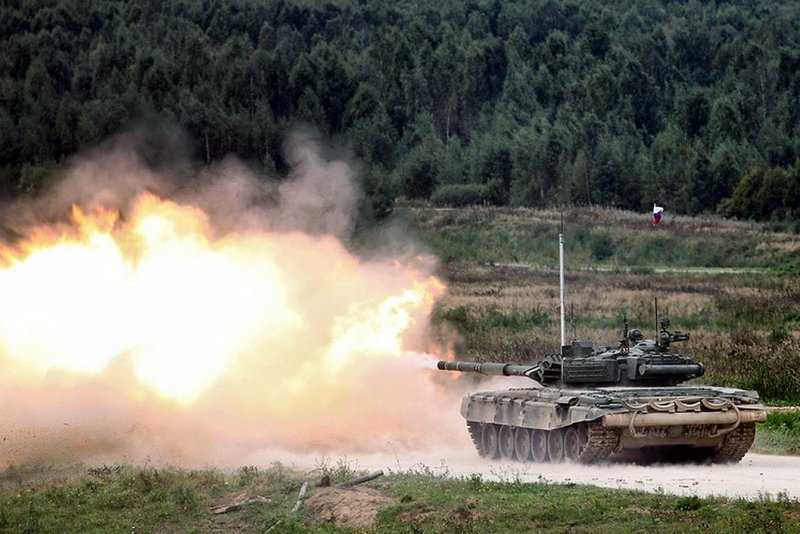 Выстрел танка т72