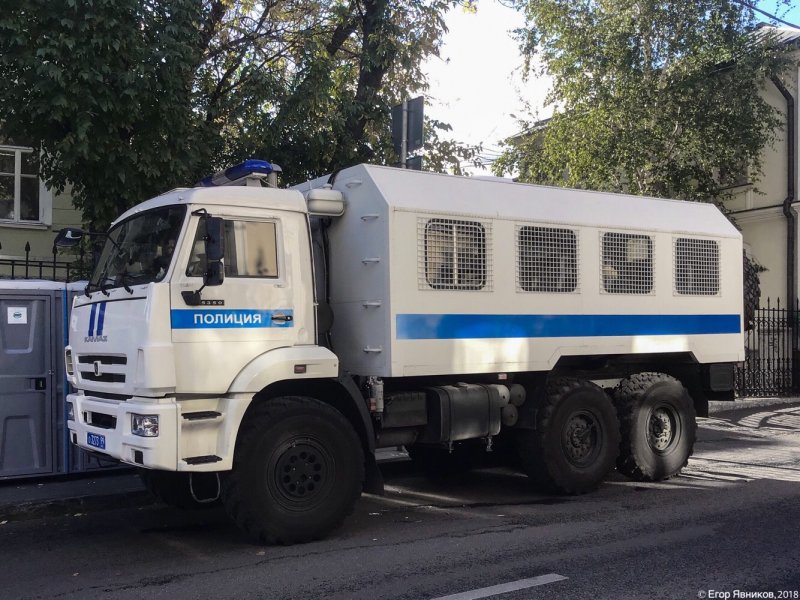 КАМАЗ полиция салон