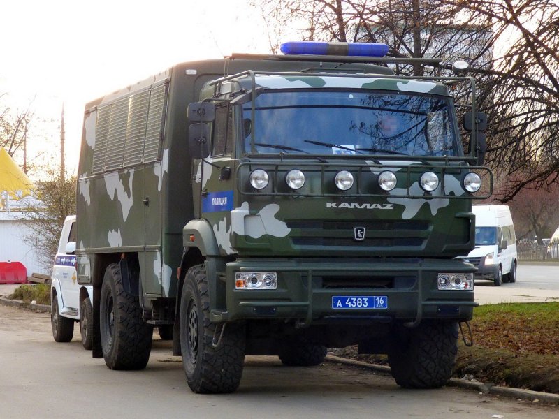 КАМАЗ ОМОН старый