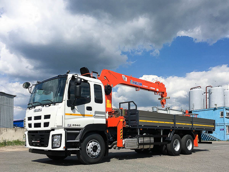 Isuzu Giga КМУ Kanglim 2056
