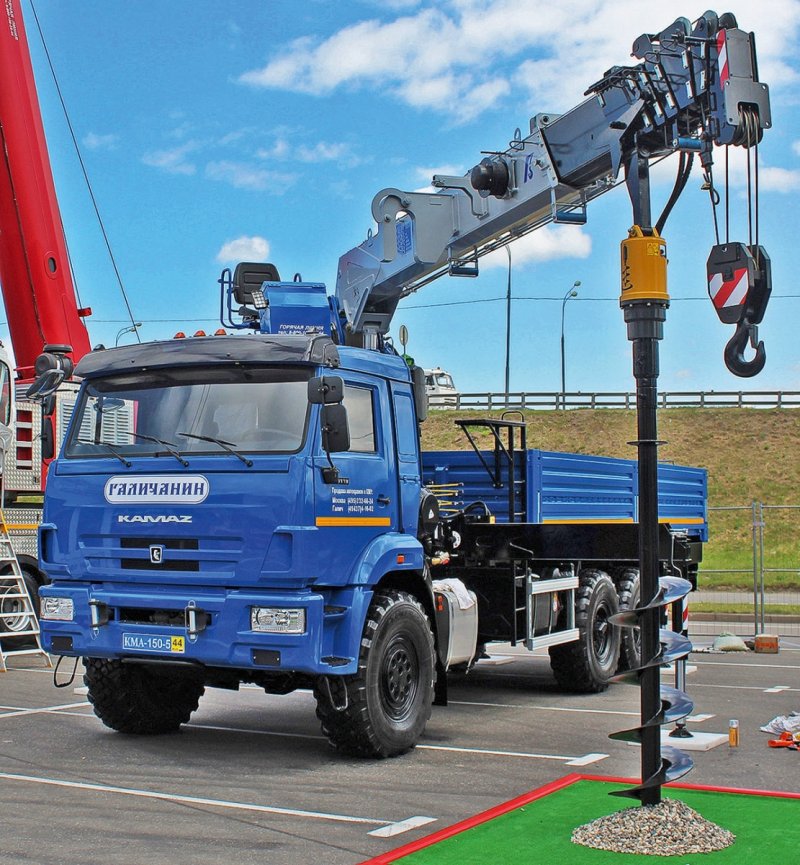 КАМАЗ 43118 С КМУ Галичанин 150