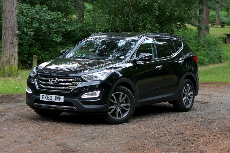 Hyundai Santa Fe 2012 коричневый