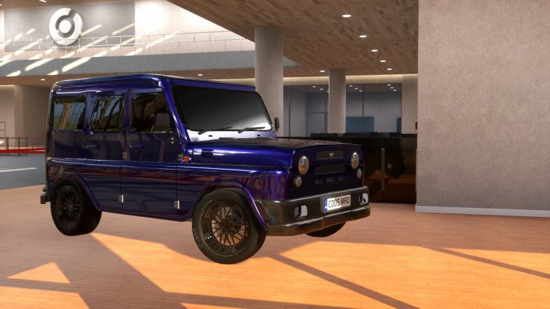 City car Driving УАЗ