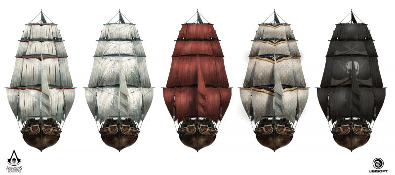Корабль Галка из Assassins Creed 4