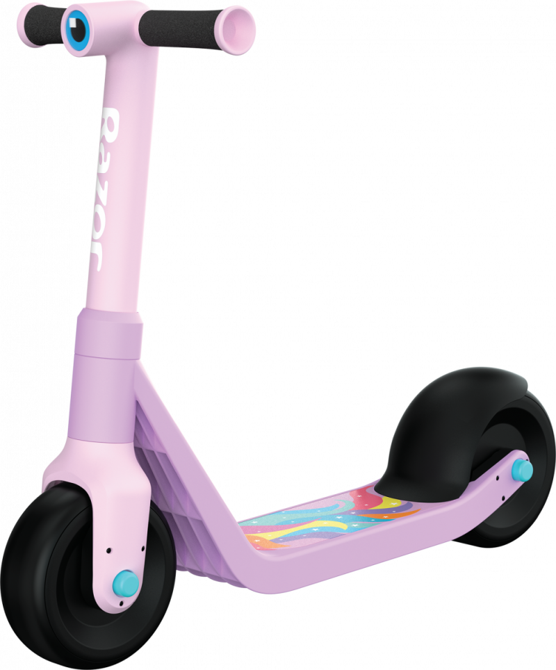 Детский самокат Scooter розовый двухколесный