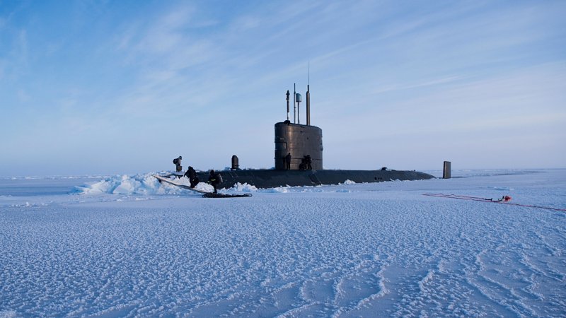 Подводная лодка Толедо в Арктике