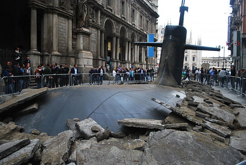 Подводная лодка в Нью-Йорке 2014