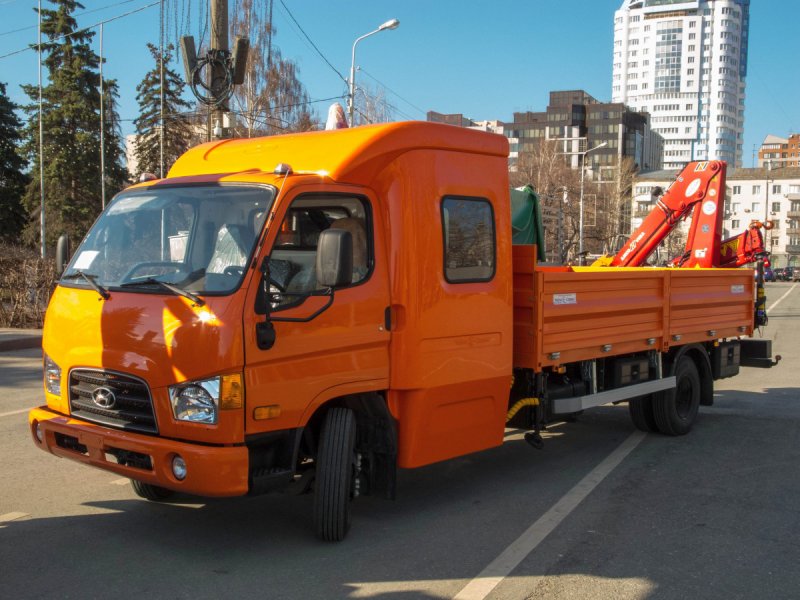 Hyundai HD 78 двухрядная кабина